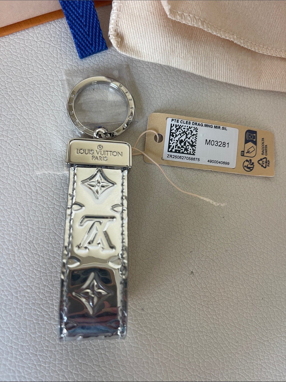 Louis Vuitton Dragonne Monogram Mirror Bag Charm